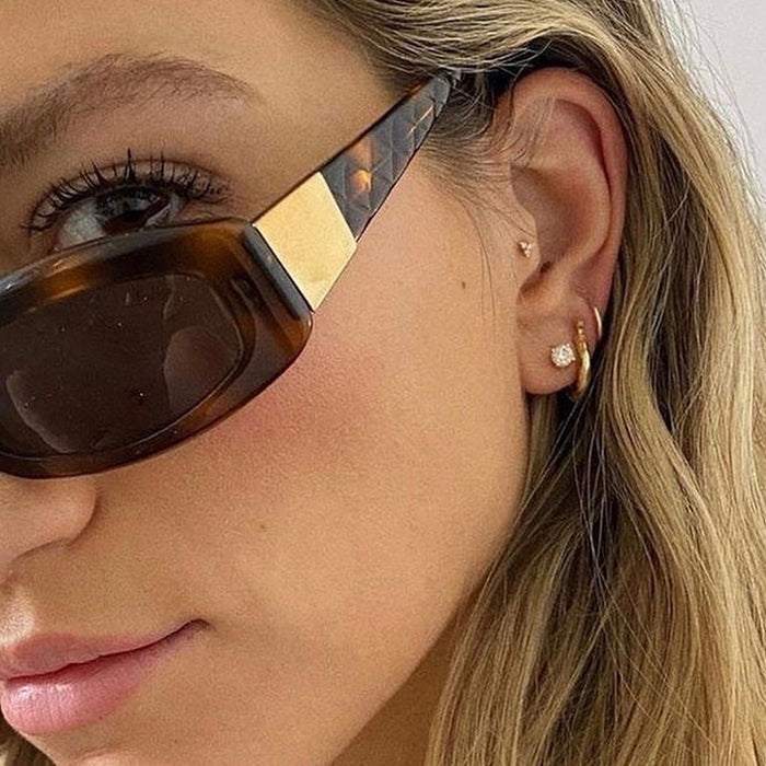 Wholesale Retro small frame sunglasses, fashionable and high-end sunglasses, sunscreen glasses