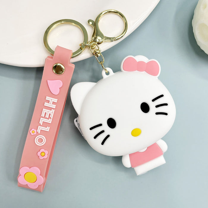 Wholesale  Cute Couple's Storage Coin Purse Keychain Cute Bag Hanging Girl's Key Bag