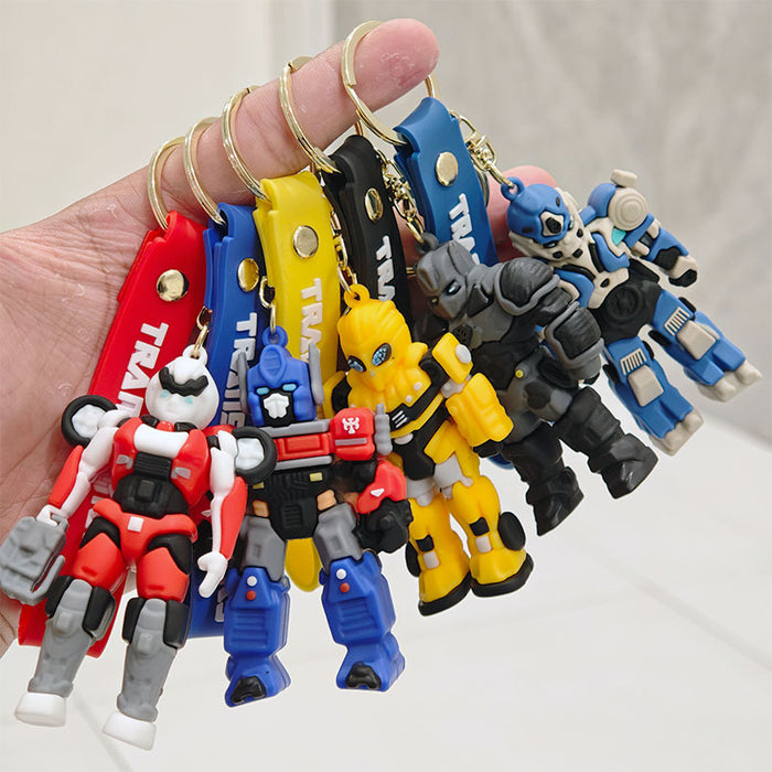 Wholesale Silicone Cartoon Keychain for Boys Bag Charm Car Key Accessory Birthday Gift