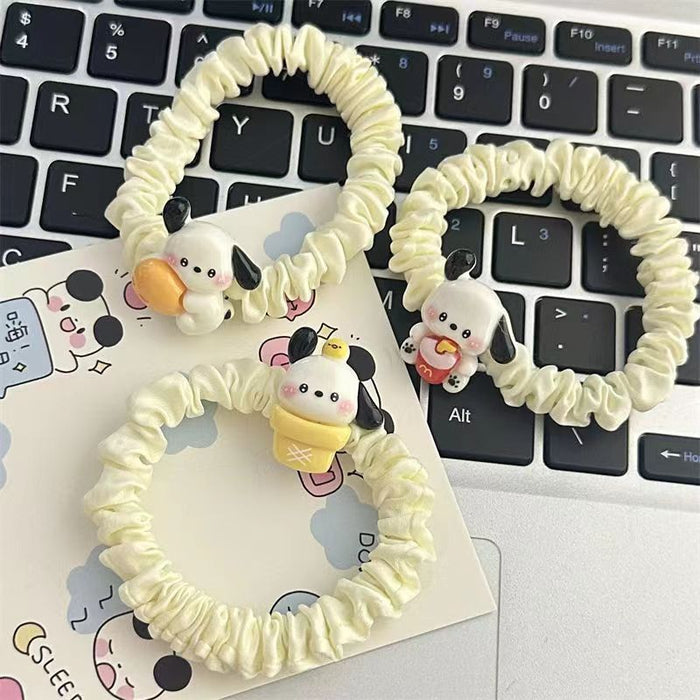 Wholesale Cartoon Cute Fabric Hair Ties JDC-HS-Weiye004