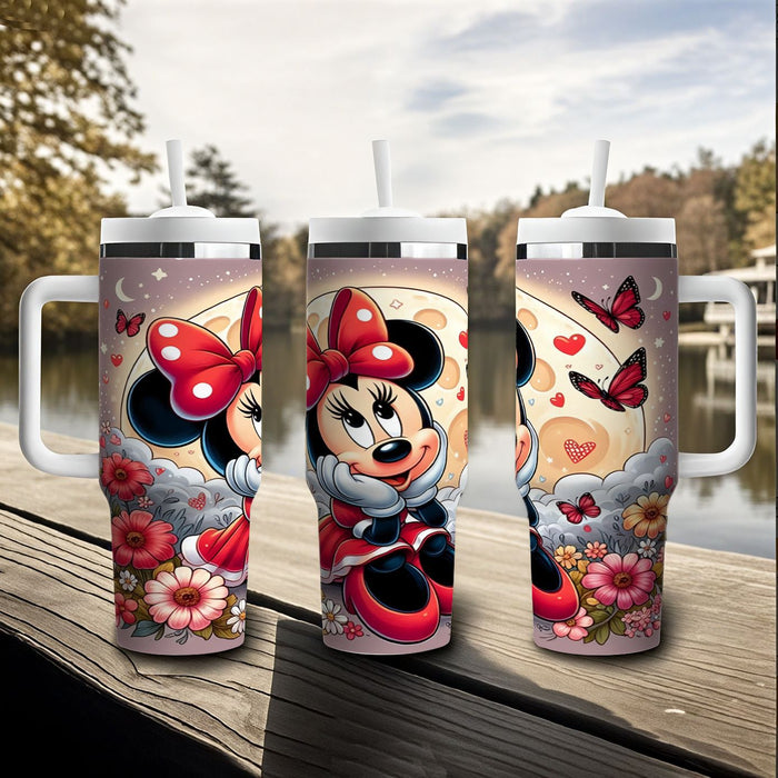Wholesale Tumbler Cute Cartoon Pattern 40OZ Stainless Steel Car Ice Bullies Cup