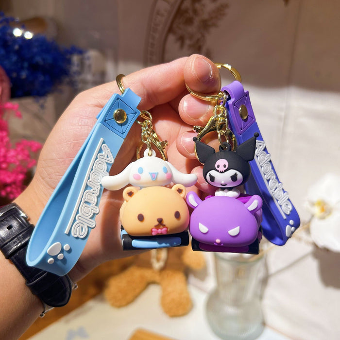 Wholesale PVC Cute Cartoon Doll Keychain JDC-KC-WuYi074