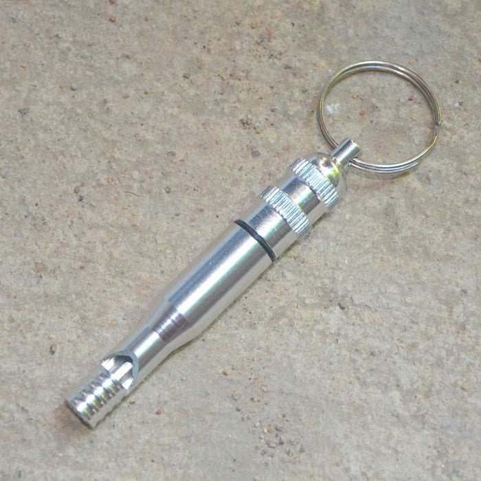 Wholesale Aluminum Alloy Gold Multifunctional Whistle Keychain JDC-KC-KB007