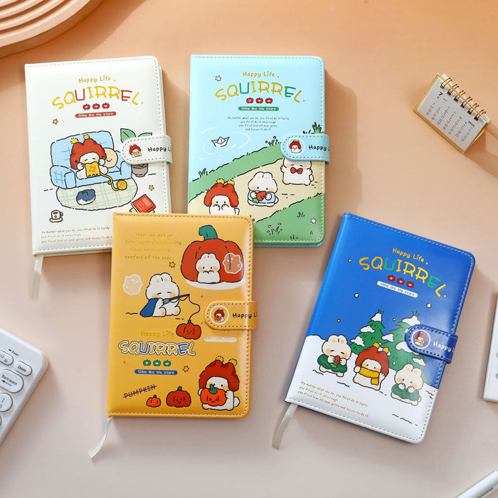 Wholesale Creative Trendy PU Leather Journal Notebook with Magnetic Closure Boutique Pocket Notepad MOQ≥2