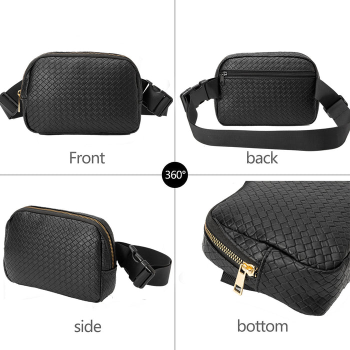 Wholesale Waist Bag Crossbody Bag Chest Bag Woven Shoulder Bag Backpack