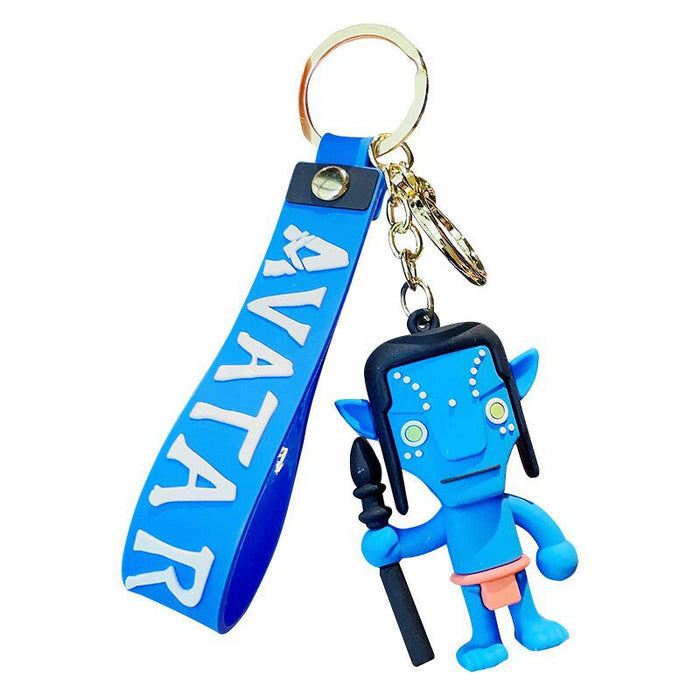 Wholesale Cartoon Doll Silicone Keychain JDC-KC-HongSheng003