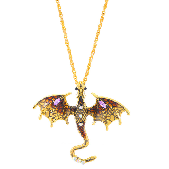 Wholesale Retro Dragon Dripping Oil Enamel Brooch Accessory Gift