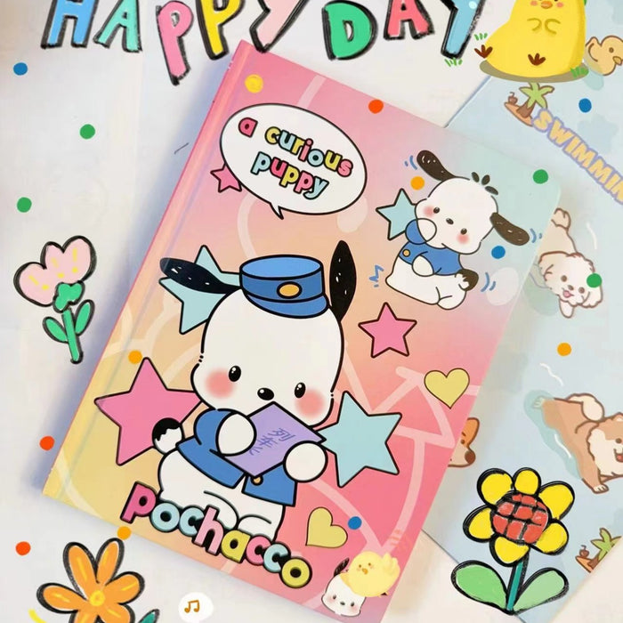 Wholesale 5pcs Coloring Page Hard Shell  Notebook Office Notepad Cartoon Hand Ledger Student Diary