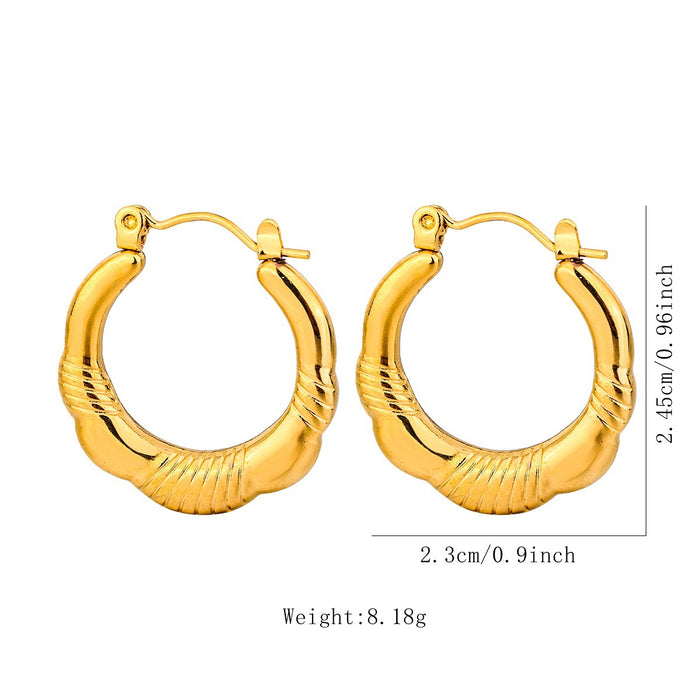 Wholesale Stainless Steel Geometric Earrings Earrings