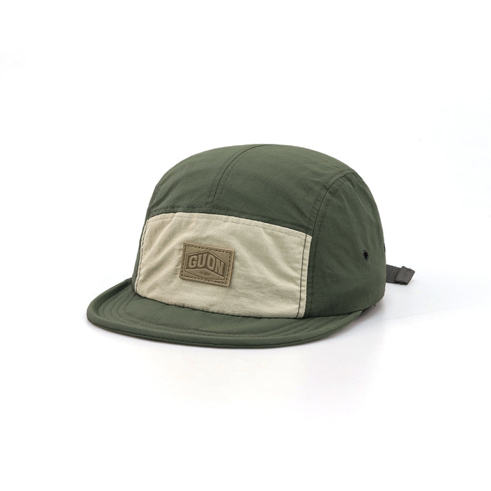 Short Eave Retro Five-piece Hat Color-matching Outdoor Cap Four Seasons Soft-edge Baseball Cap Women's Quick-drying Fabric Hat