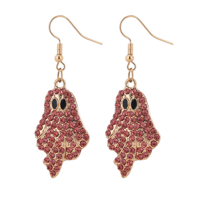 Wholesale -themed full rhinestone earrings