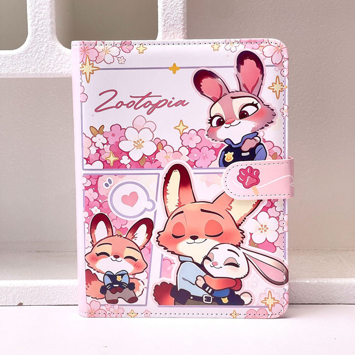Wholesale Cute Cartoon A5 Loose-Leaf Notebook Full-Color Pages PU Cover