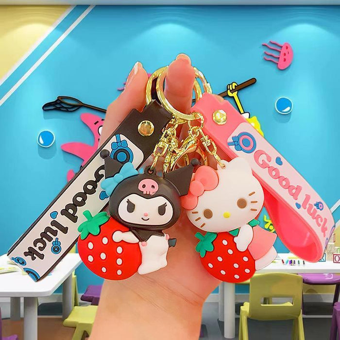 Wholesale Cartoon Silicone Doll Keychain JDC-KC-MingT121