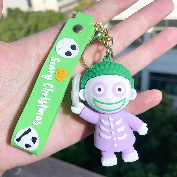 Wholesale Cartoon Silicone Doll Keychain JDC-KC-QiChao052