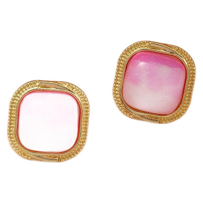 Wholesale earrings simple retro pink clouds small jewelry