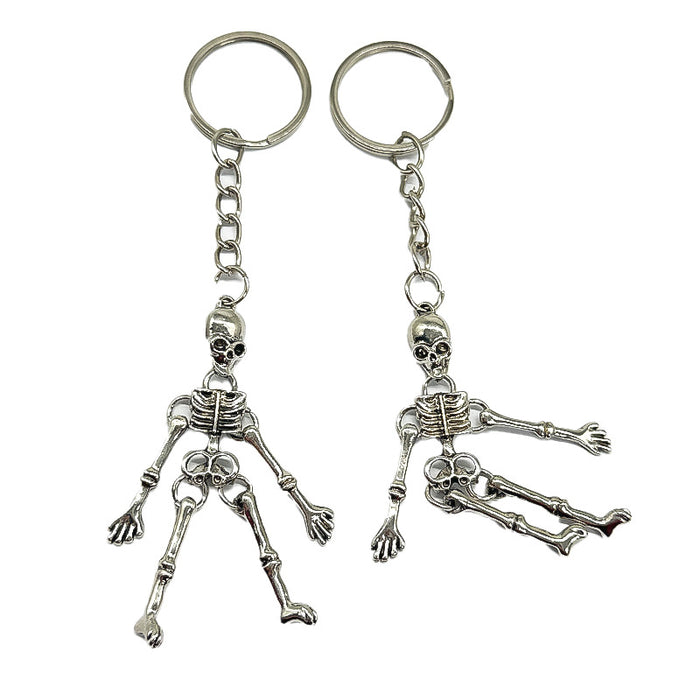 Wholesale Alloy Skull Keychain JDC-KC-TYS009