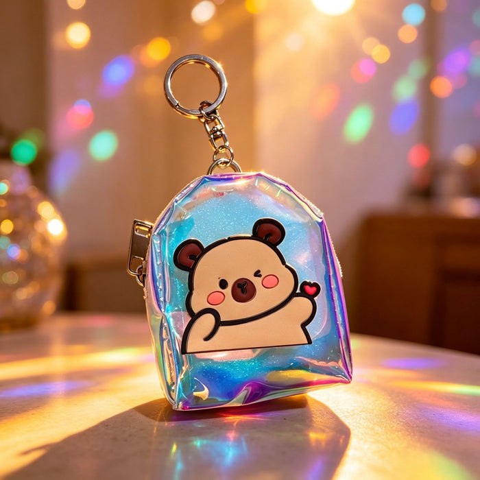 Wholesale Cartoon Fruit PVC Coin Purse Fashion Backpack Wallet