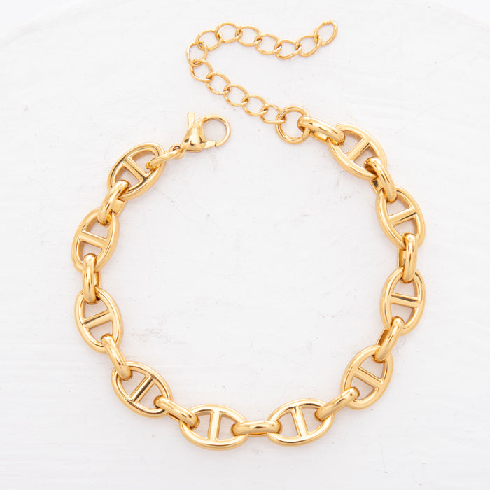 Wholesale Thick Chain Bracelet Unisex Hip Hop Punk Style Fashion Jewelry