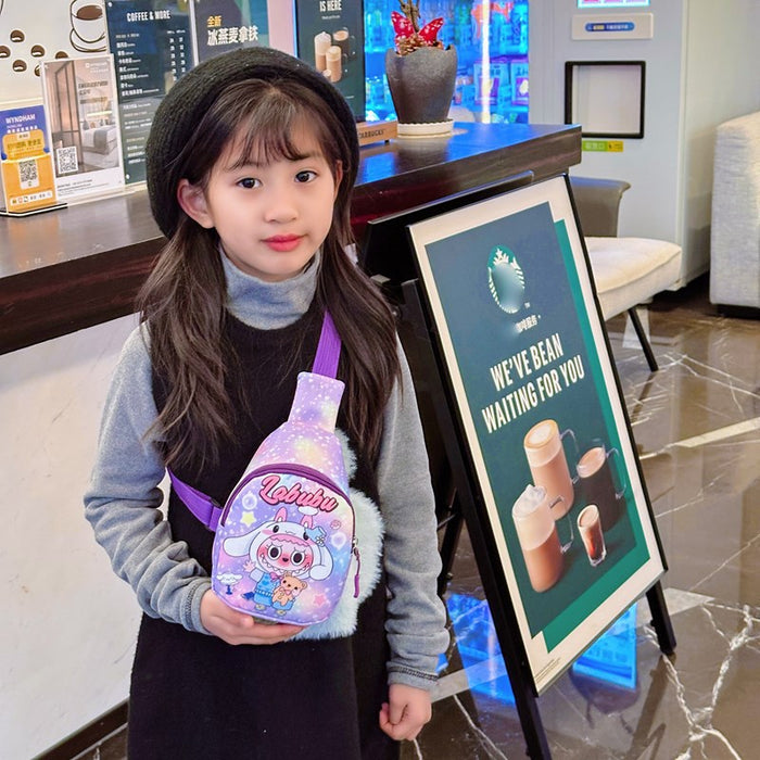 Wholesale Children' s Cartoon Printed Coin Purse Shoulder Bags