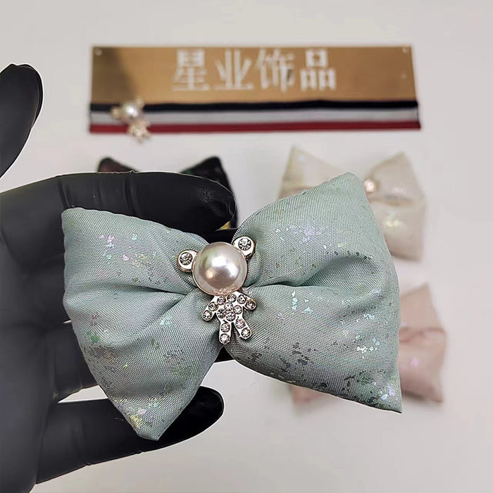 Wholesale Fabric Bow Clogs Decorative Buckle JDC-SC-JinHao004