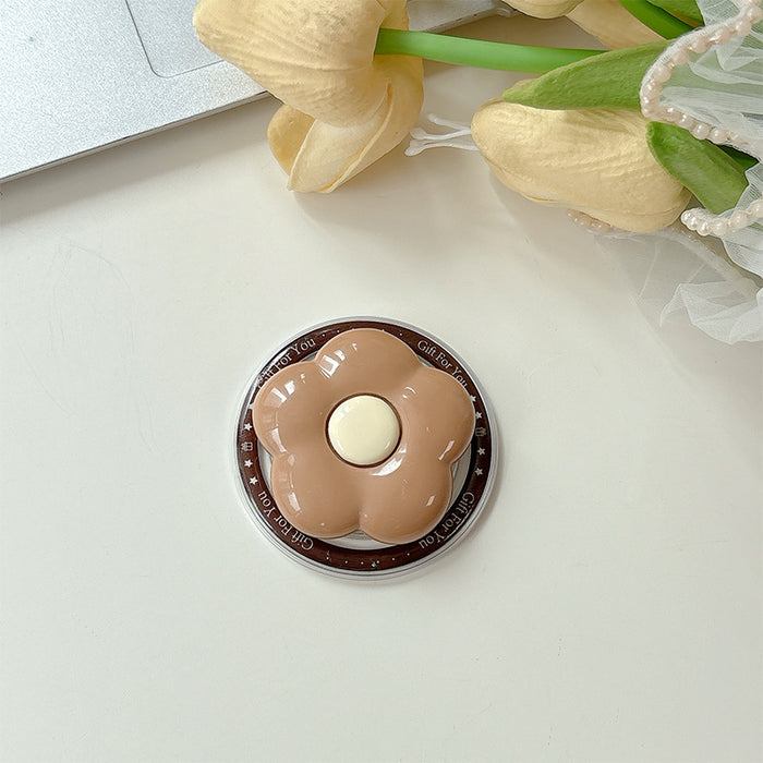 Wholesale Solid color HyunA flower phone Grips