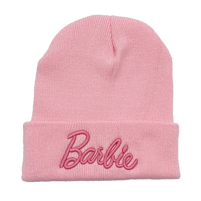 Wholesale Pink Embroidery Wool Knitted Hat JDC-FH-AXing038