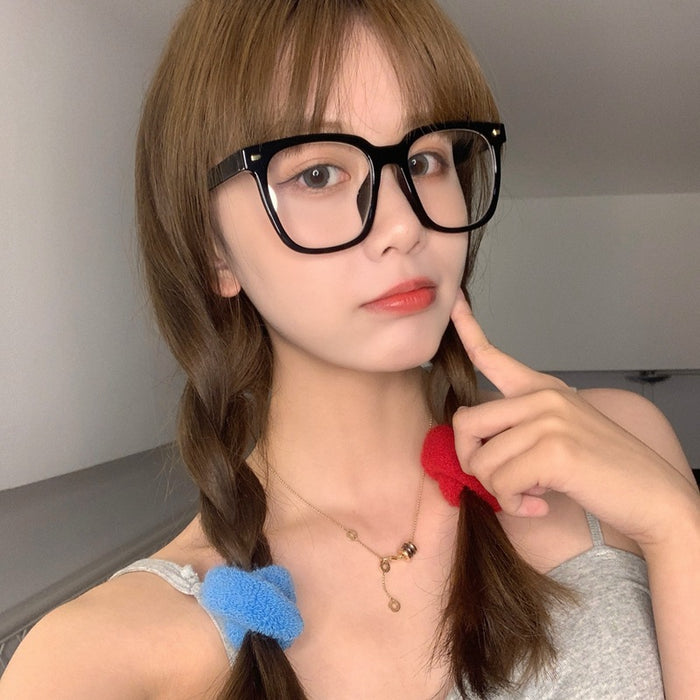 Wholesale Retro box anti blue light can be paired with myopia TR leopard print eyeglass frame