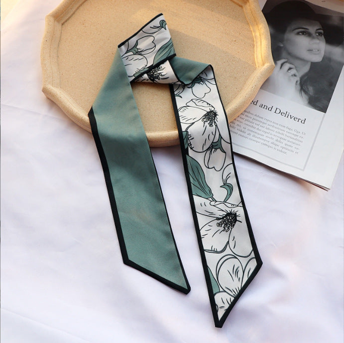 Wholesale Bow Silk Scarf Headband JDC-HS-JunJie001