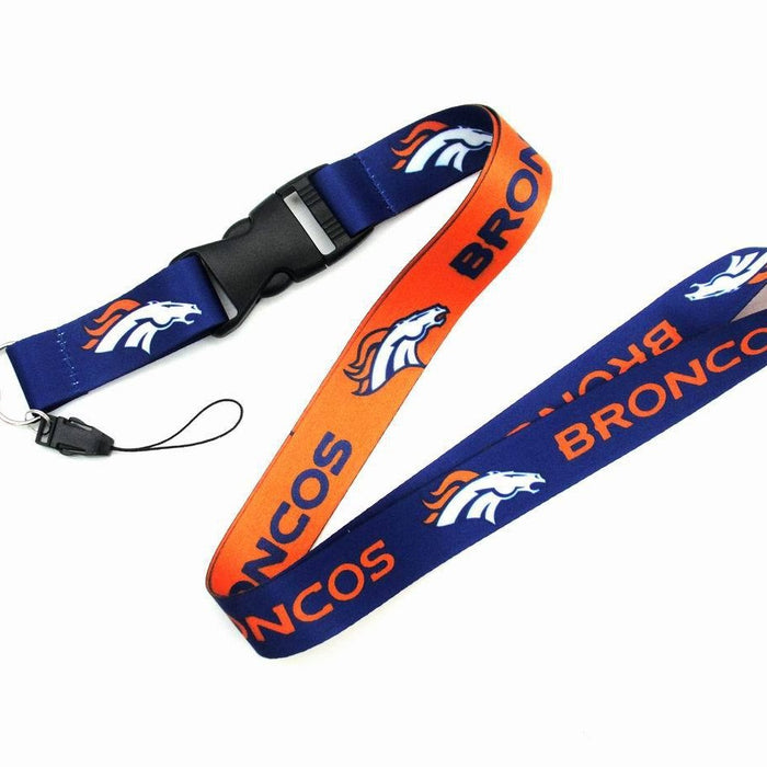 Wholesale Heat transfer rugby team mobile phone sling buckle Lanyard Keychain