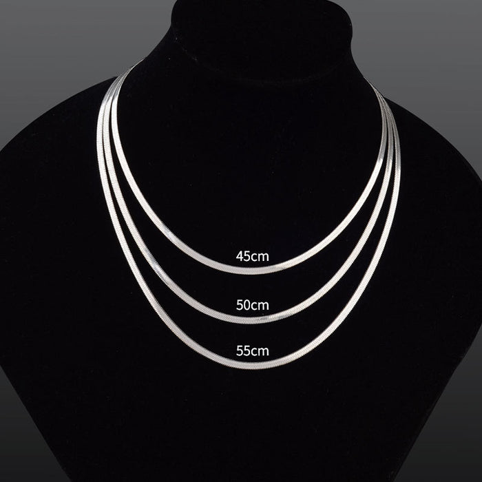 Wholesale Clavicle Titanium Steel Simple Fashion Necklace Neck Chain