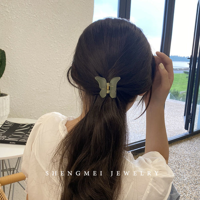 Wholesale Small Grab Clip Double Layer Butterfly Hairpin Bangs Top Clip Headwear