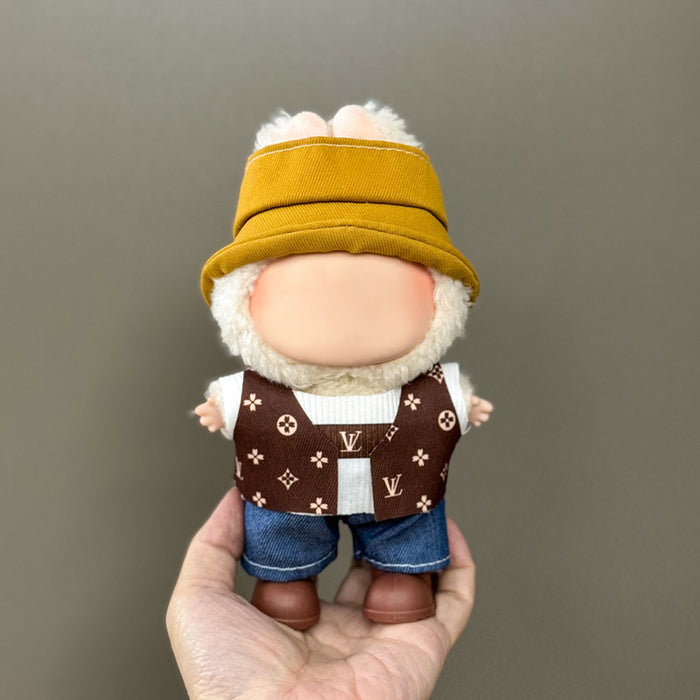 Wholesale Only clothes are suitable for 17cm blind box pendant plush doll clothes