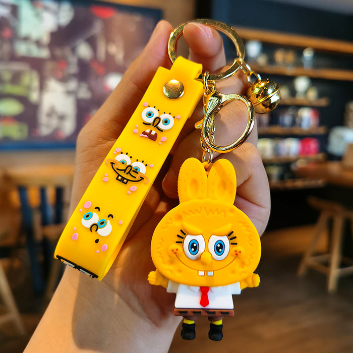 Wholesale Cartoon Doll Silicone Keychain JDC-KC-Tingm220