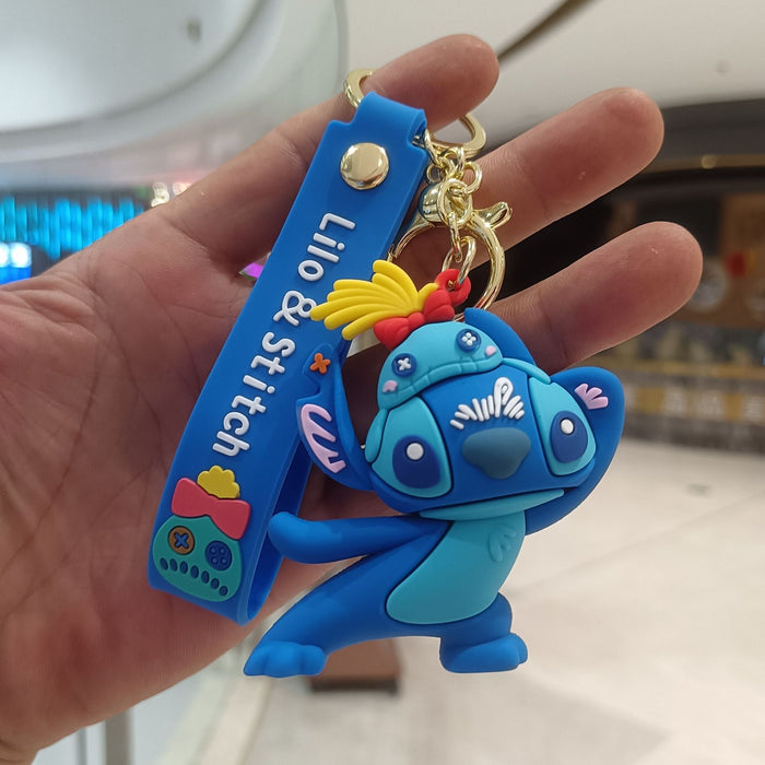 Wholesale Cartoon Silicone Anime Keychain JDC-KC-YiChang028