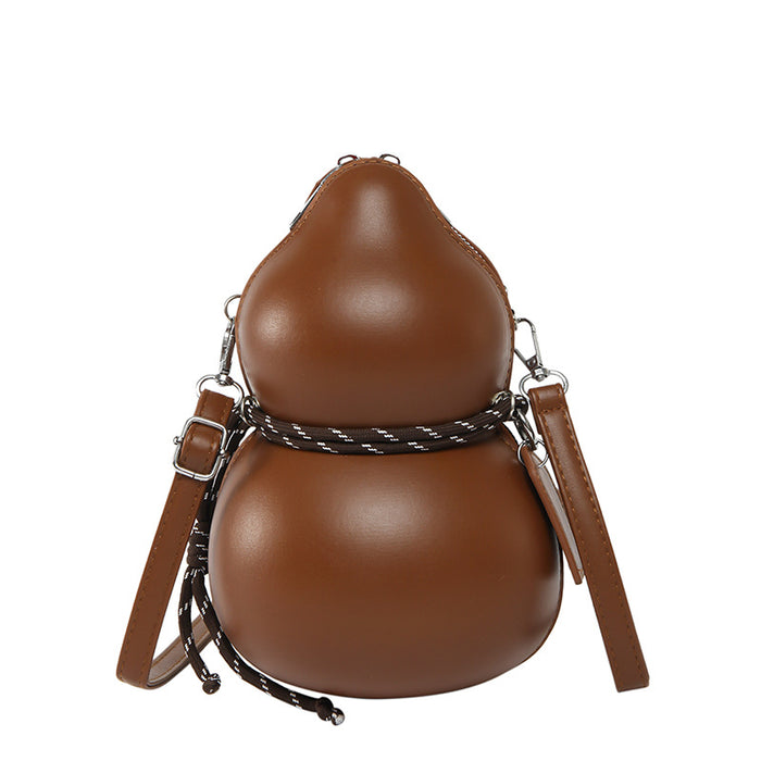 Wholesale Stylish Gourd Shape Small PU Shoulder Bag Fashion Crossbody Bag Everyday Wear Boutique Resale