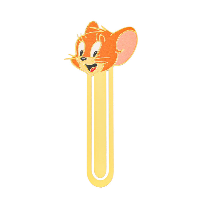 Wholesale Cartoon metal minimalist cute bookmark stationery souvenir