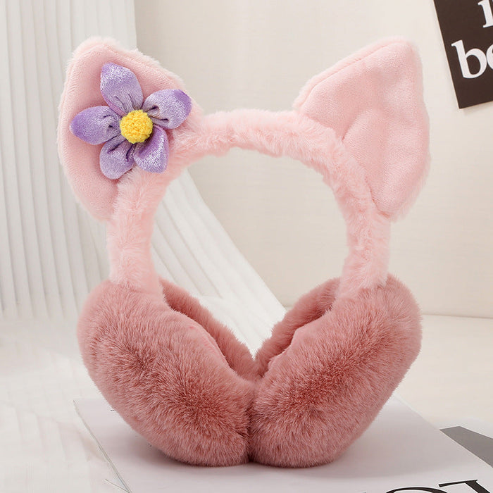 Wholesale Earmuffs Plush Cute Cartoon Ear Warmer Ear Defenders Foldable (M) JDC-EF-ZaoM008