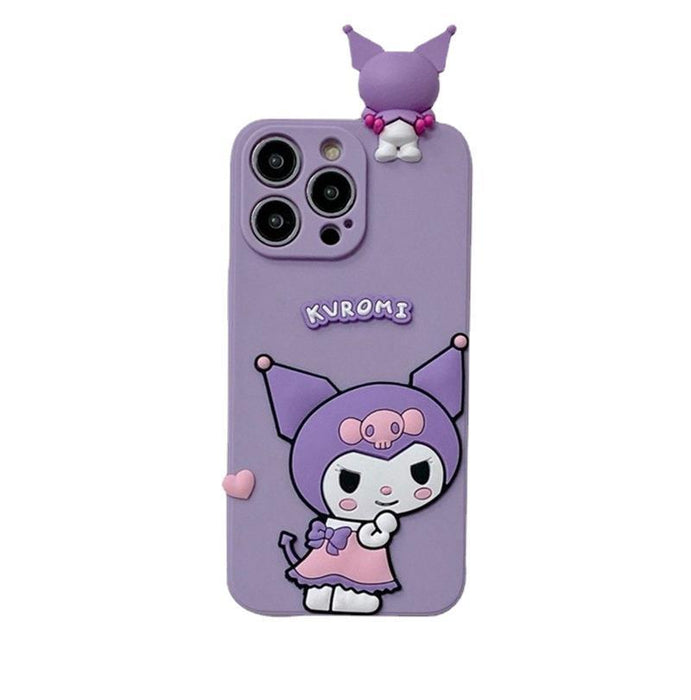 Wholesale Three-dimensional Silicone Cartoon Mobile Phone Case (S) JDC-PC-Longt005