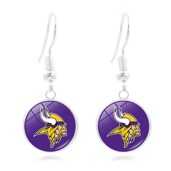 Wholesale Football Team  Pattern Earrings   Ear Jewelry