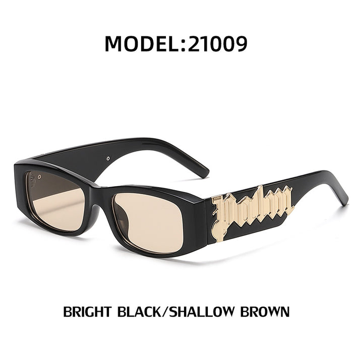 Wholesale PC Small Frame Wide Temple Men's Anti-ultraviolet Sunglasses JDC-SG-LanMou003