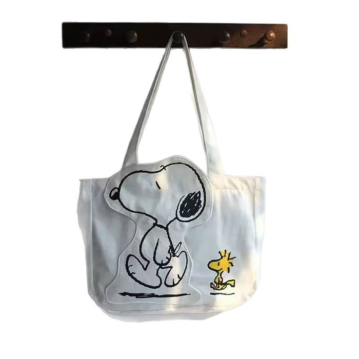 Wholesale Canvas Tote Bag with Print Large Capacity Fashionable Everyday Use for Shopping