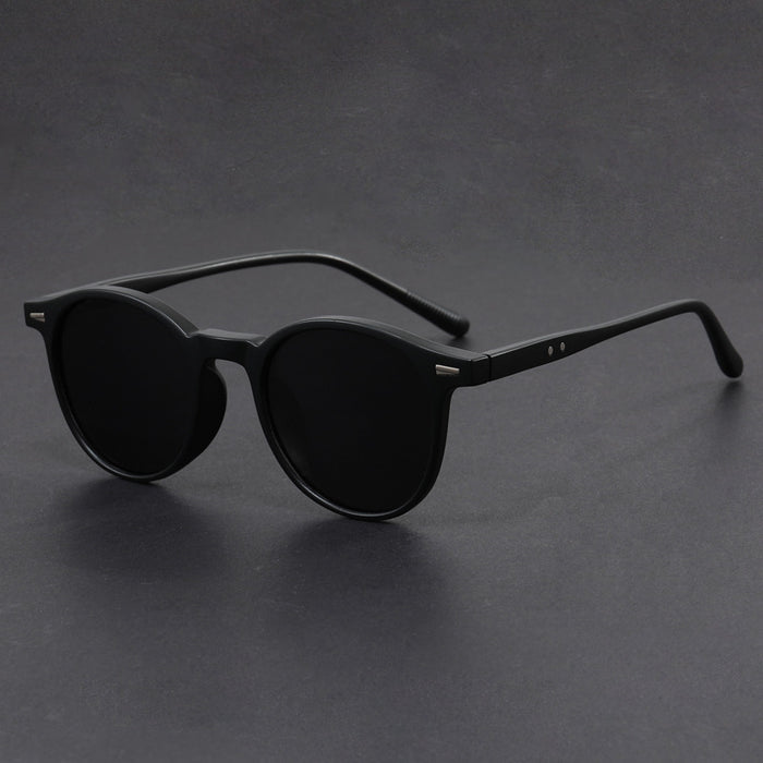 Wholesale ultra-light sunglasses round frame anti-ultraviolet sunglasses