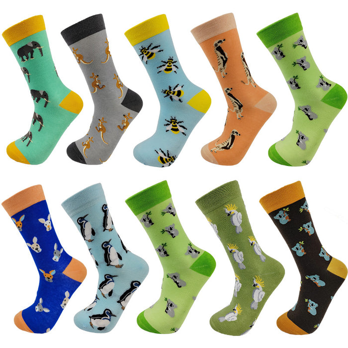 Wholesale Cotton Fun Animal Cartoon Long Socks JDC-SK-YiYan072