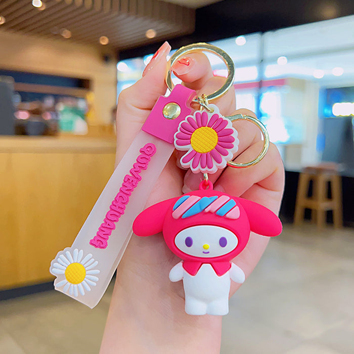 Wholesale Cartoon Doll Silicone Keychain JDC-KC-KuM016