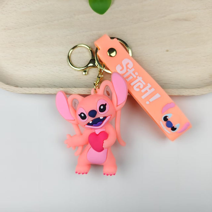 Wholesale Creative cartoon doll keychain cute PVC keychain backpack pendant