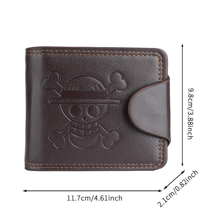 Wholesale Urban Simplicity Short Men' s Wallet Black PU Leather Multiple Card Slots Boutique Resale
