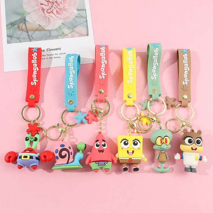 Wholesale Halloween Cartoon Silicone Doll Keychain JDC-KC-QiChao054