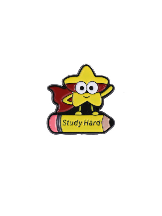 Wholesale Back to school season cartoon brooch colorful book metal decorative badge
