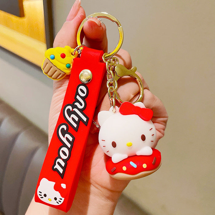 Wholesale Cartoon Silicone Keychain JDC-KC-MZL013