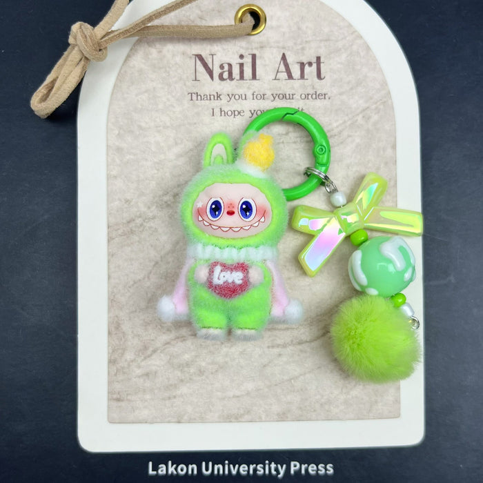 Wholesale Flocked King Figurine Keychain
